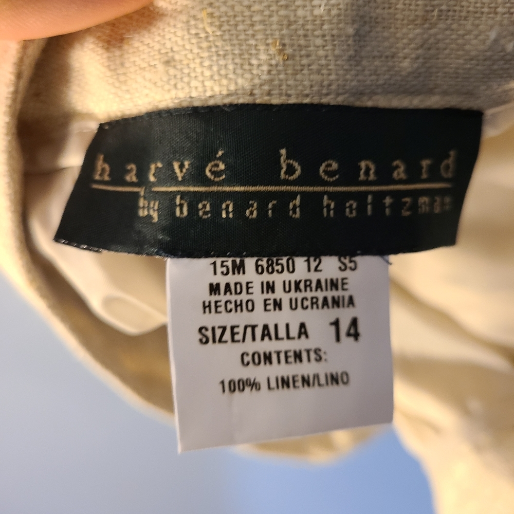 Harvé Bernard linen suit by Bernard Holtzman - Picture 7 of 9